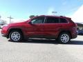 2014 Deep Cherry Red Crystal Pearl Jeep Cherokee Latitude  photo #3