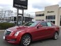 2017 Red Obsession Tintcoat Cadillac ATS Luxury AWD  photo #2