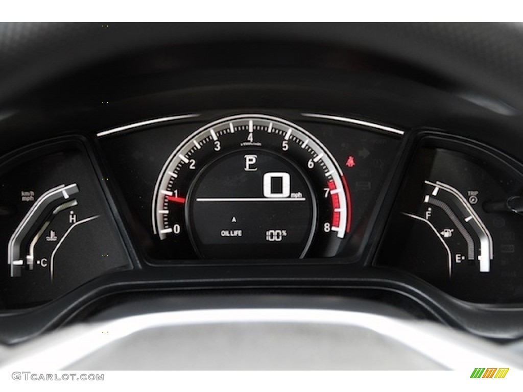 2017 Civic LX Sedan - Modern Steel Metallic / Gray photo #15