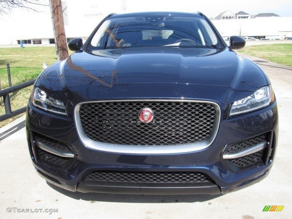 2017 F-PACE 35t AWD R-Sport - Dark Sapphire Blue / Jet w/Light Oyster photo #9