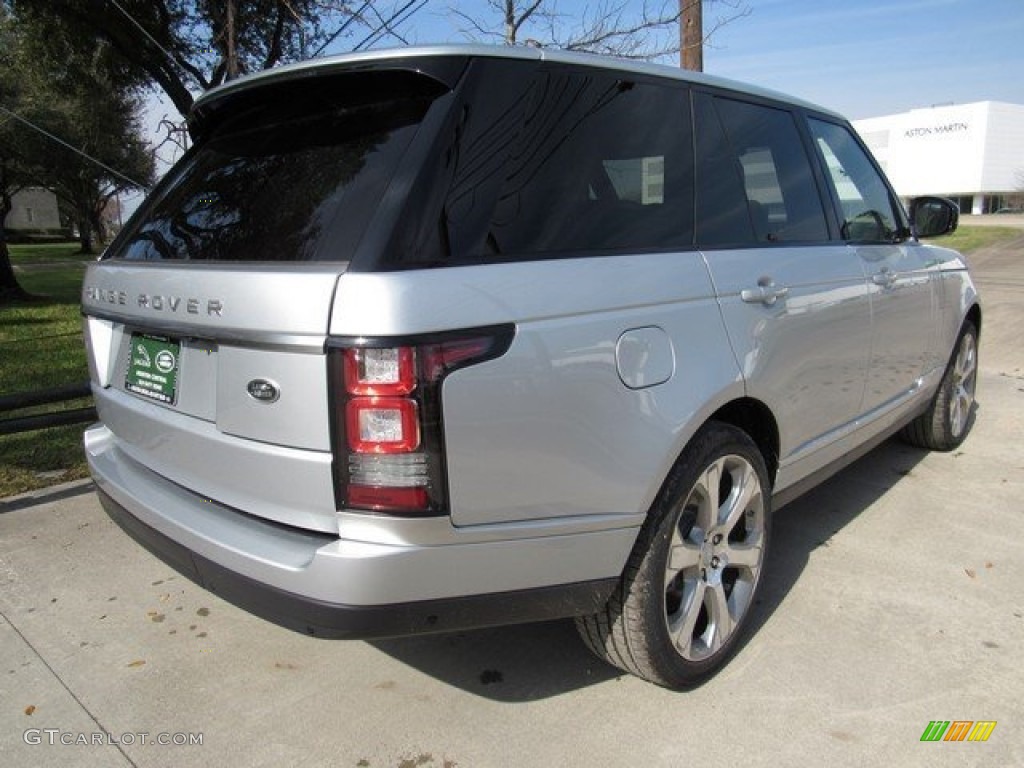 2017 Range Rover Supercharged - Indus Silver Metallic / Ebony/Ebony photo #7