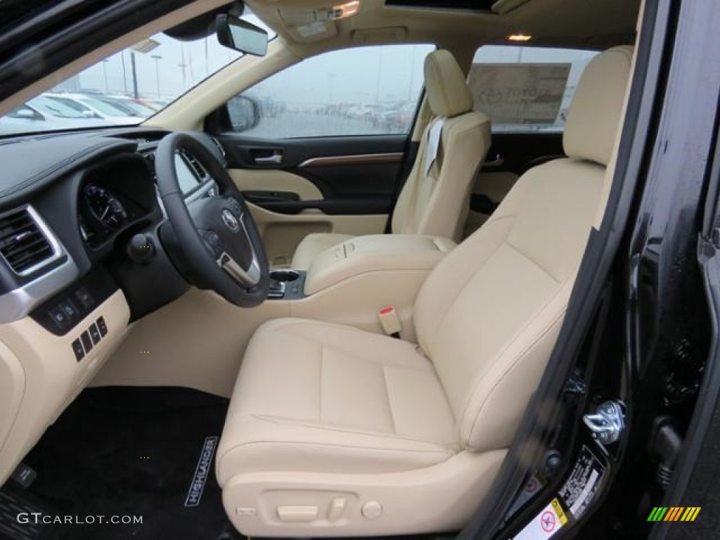 Almond Interior 2017 Toyota Highlander Limited Photo #118259264