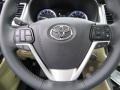 2017 Toyota Highlander Almond Interior Steering Wheel Photo