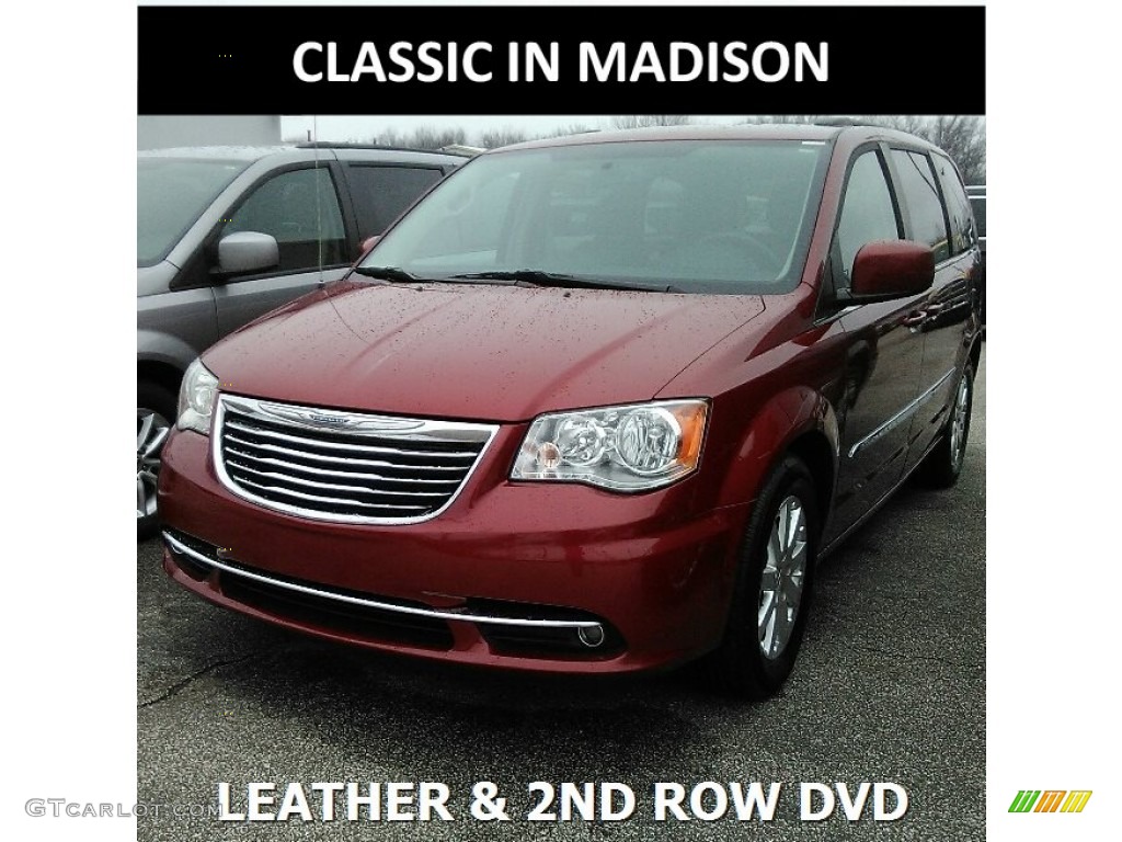 2016 Town & Country Touring - Deep Cherry Red Crystal Pearl / Black/Light Graystone photo #1