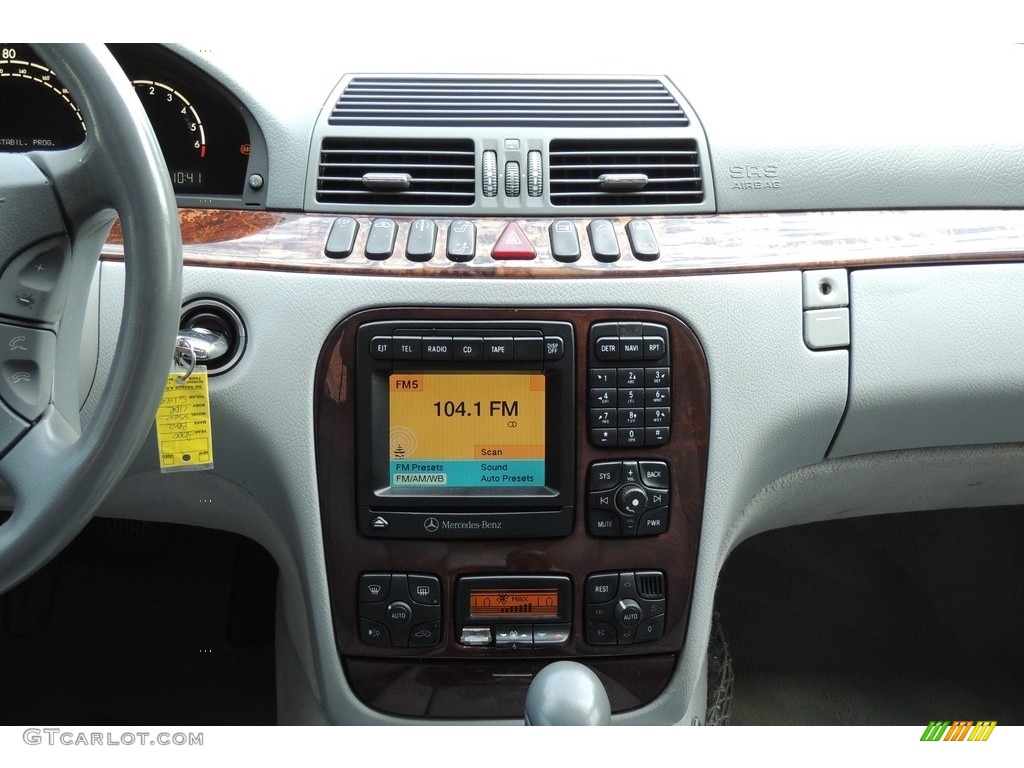 2000 S 500 Sedan - Brilliant Silver Metallic / Ash photo #9