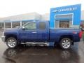 Blue Topaz Metallic - Silverado 1500 LT Extended Cab 4x4 Photo No. 3