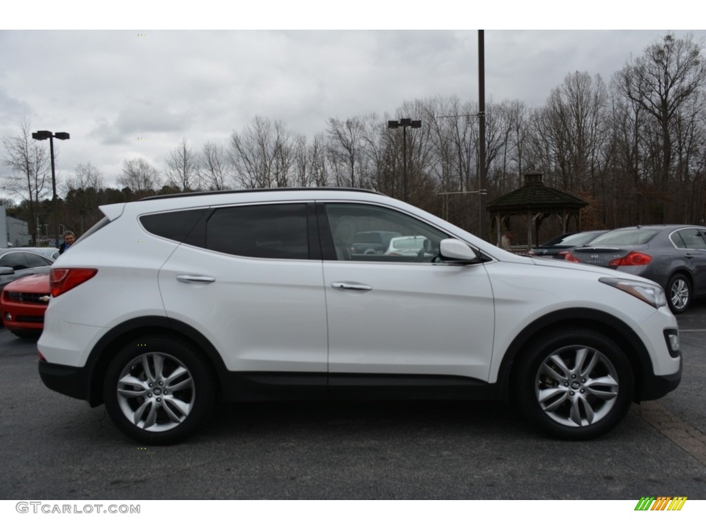 2013 Santa Fe Sport 2.0T - Frost White Pearl / Beige photo #2