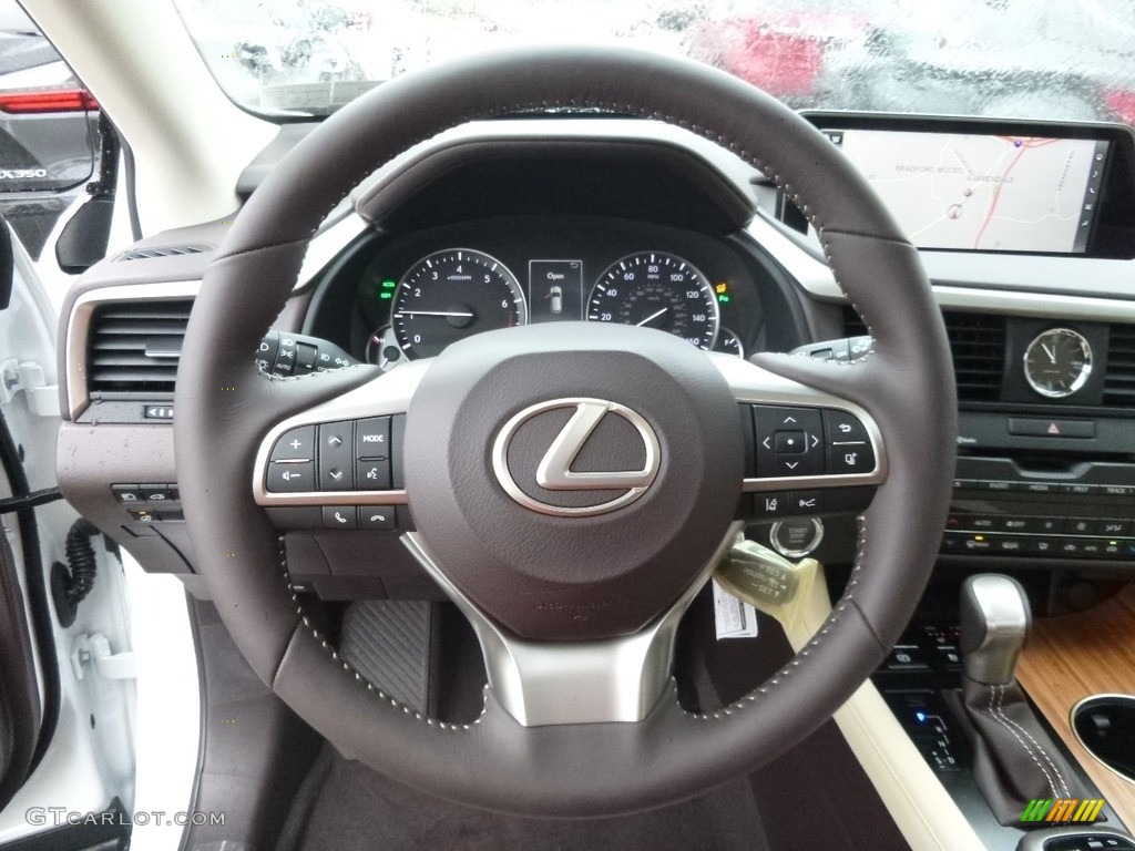 2017 Lexus RX 350 AWD Parchment Steering Wheel Photo #118264227