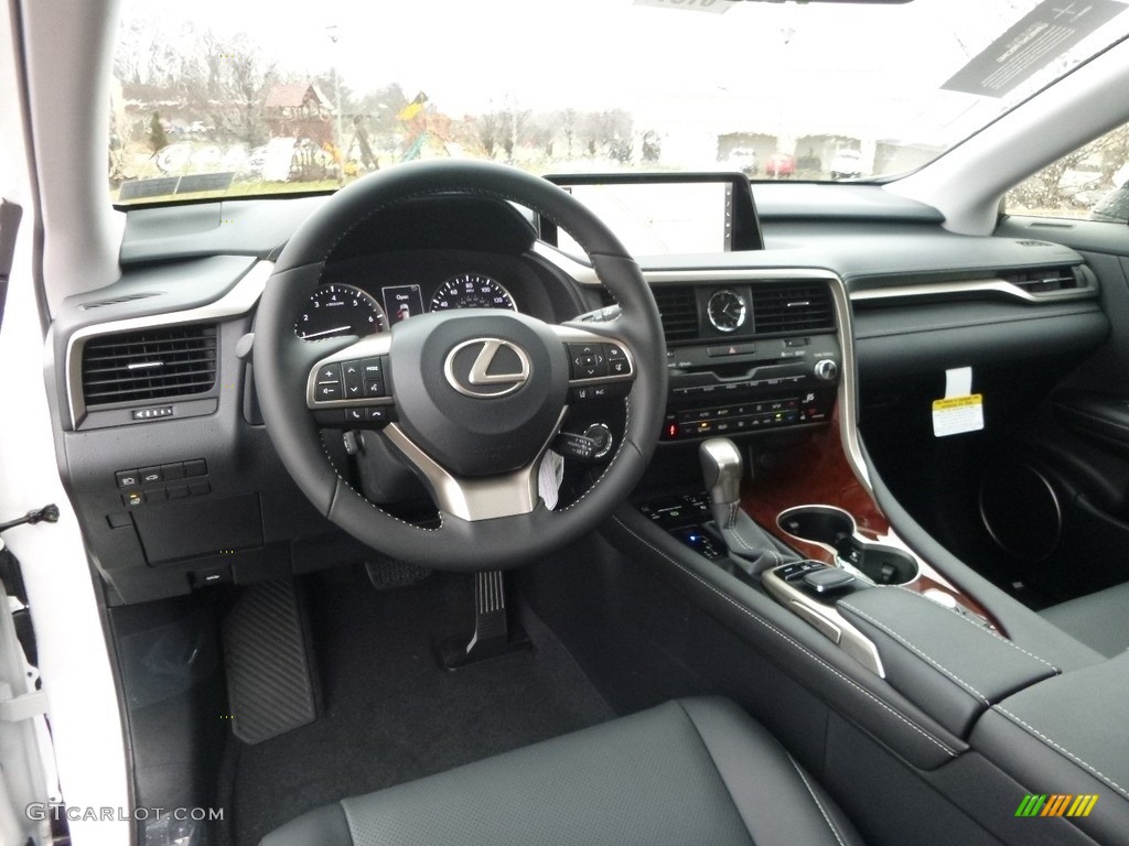 Black Interior 2017 Lexus RX 350 AWD Photo #118264509