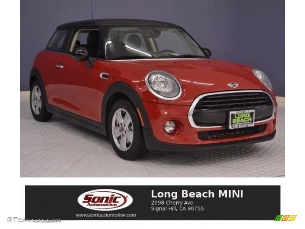 2016 Hardtop Cooper 2 Door - Blazing Red Metallic / Carbon Black photo #1