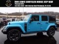 2017 Chief Blue Jeep Wrangler Unlimited Freedom Edition 4x4  photo #1