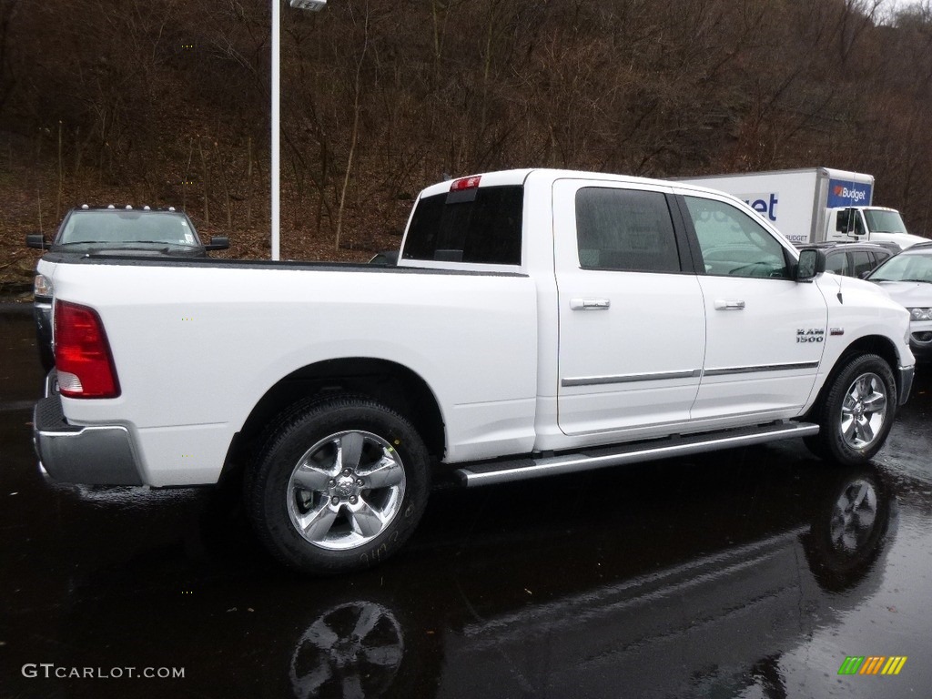 2017 1500 Big Horn Crew Cab 4x4 - Bright White / Black/Diesel Gray photo #5