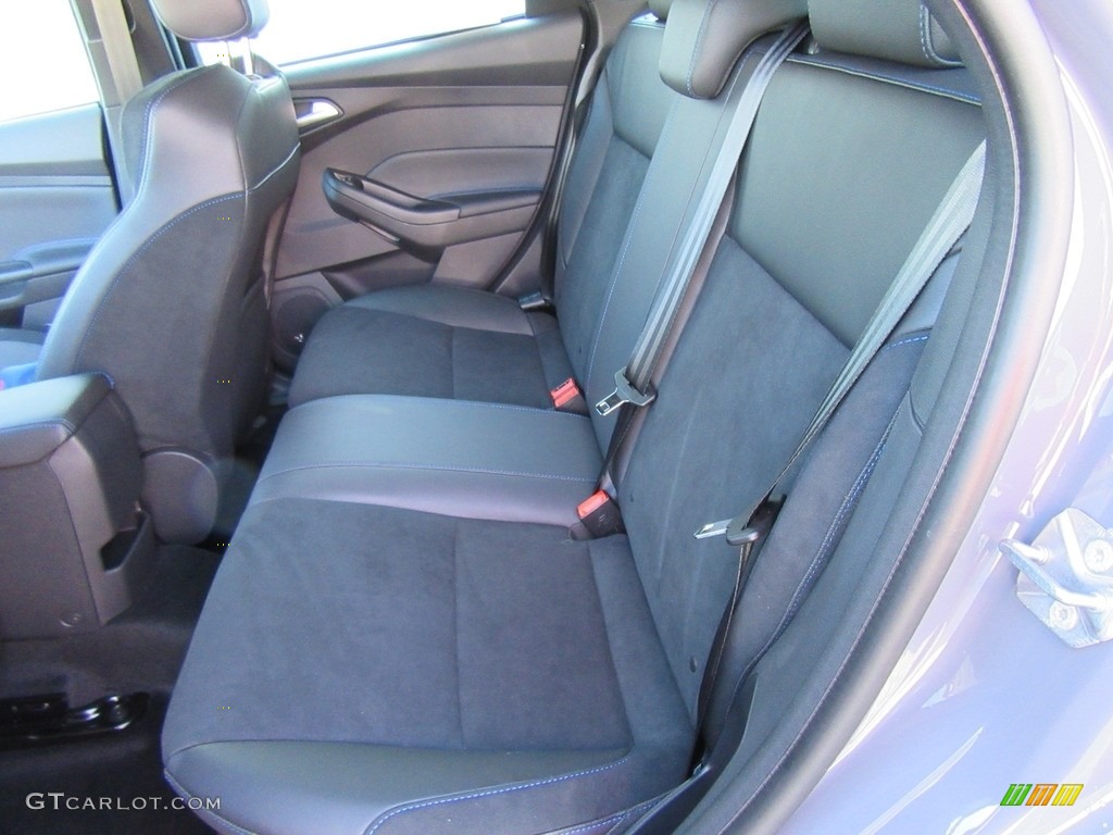 Charcoal Black Recaro Leather Interior 2017 Ford Focus RS Hatch Photo #118270263