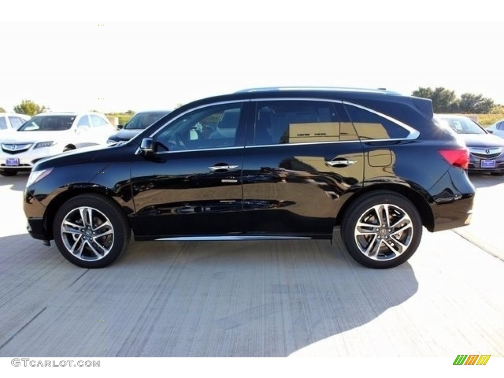 Crystal Black Pearl 2017 Acura MDX Advance Exterior Photo #118270434