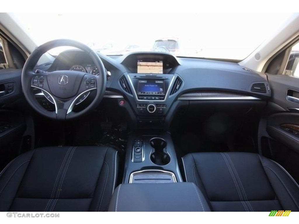 2017 Acura MDX Advance Ebony Dashboard Photo #118270512