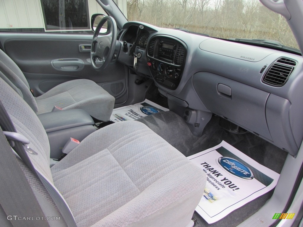 2000 Tundra SR5 Extended Cab 4x4 - Platinum Metallic / Light Charcoal photo #22