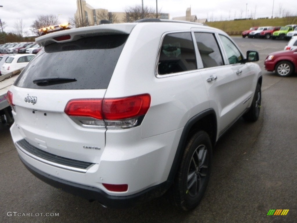 2017 Grand Cherokee Limited 4x4 - Bright White / Black photo #6