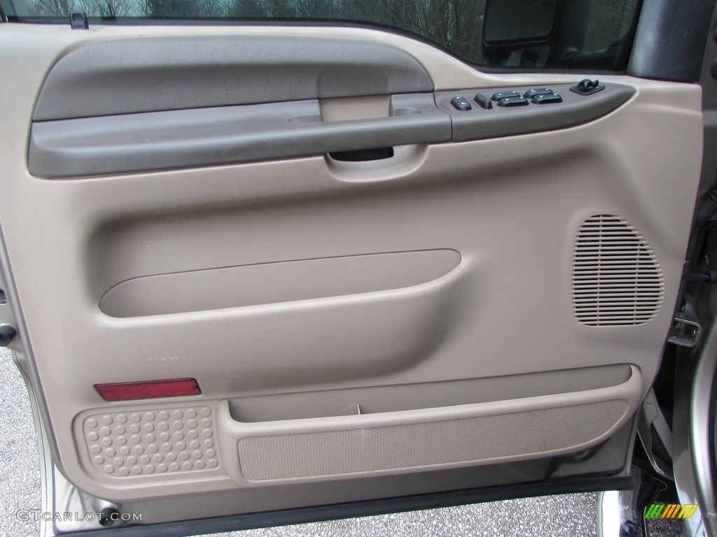 2004 F250 Super Duty XLT Crew Cab 4x4 - Arizona Beige Metallic / Medium Parchment photo #23