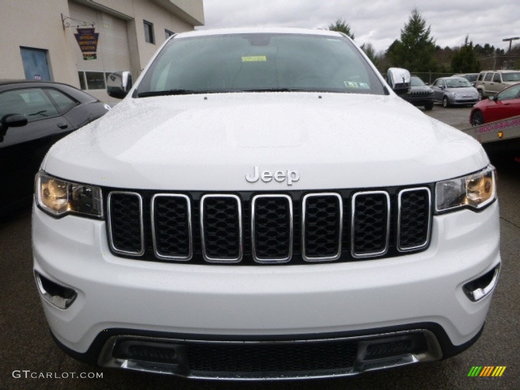 2017 Grand Cherokee Limited 4x4 - Bright White / Black photo #11