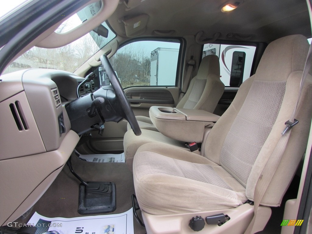 2004 F250 Super Duty XLT Crew Cab 4x4 - Arizona Beige Metallic / Medium Parchment photo #25