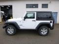 2017 Bright White Jeep Wrangler Sport 4x4  photo #3