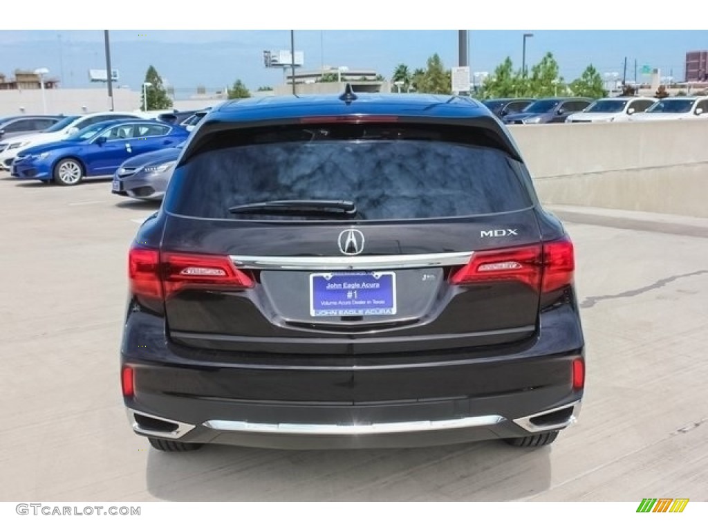 2017 MDX Technology - Crystal Black Pearl / Parchment photo #6