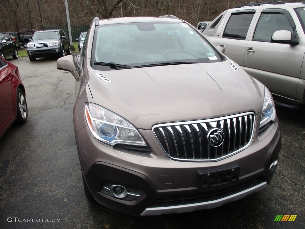 2013 Encore Convenience AWD - Cocoa Silver Metallic / Ebony photo #2