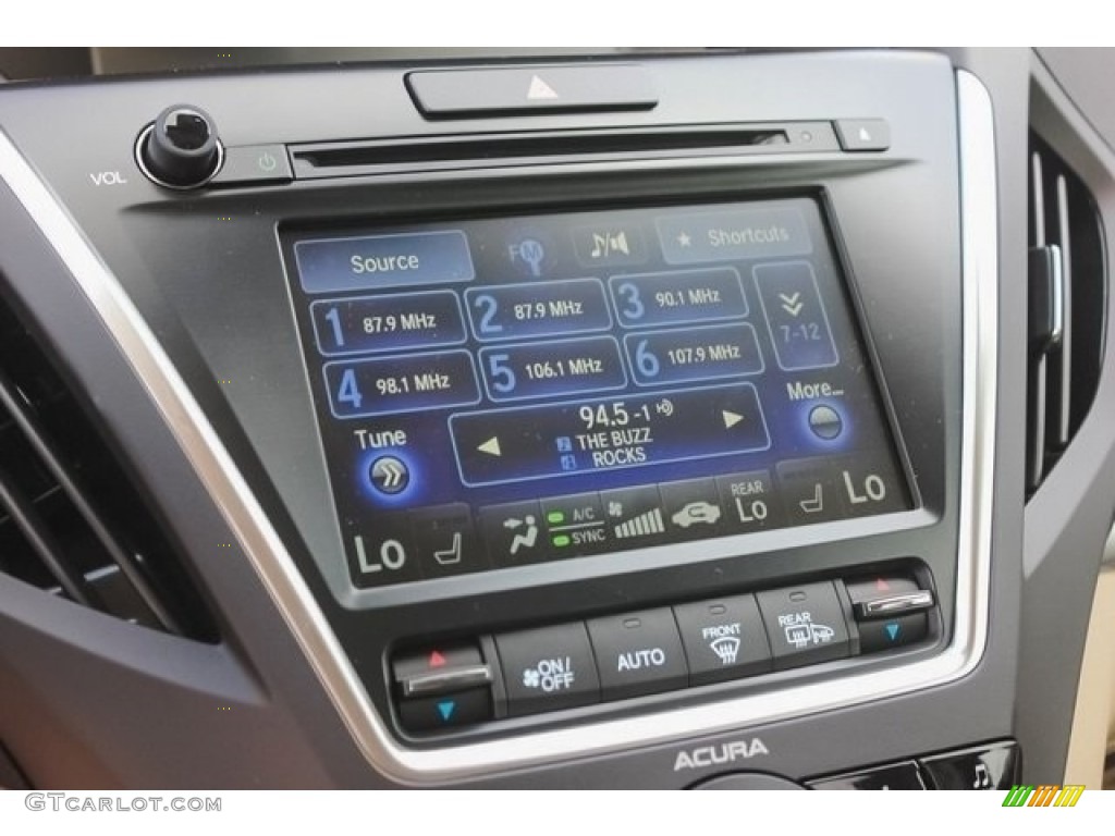 2017 MDX Technology - Crystal Black Pearl / Parchment photo #38