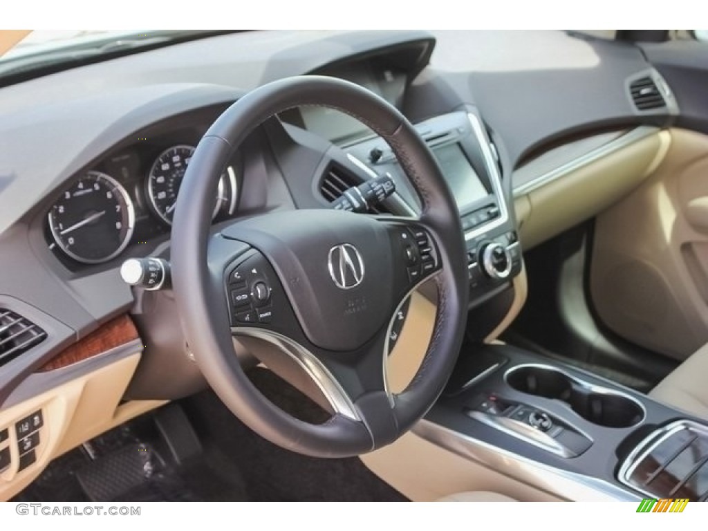2017 MDX Technology - Crystal Black Pearl / Parchment photo #46