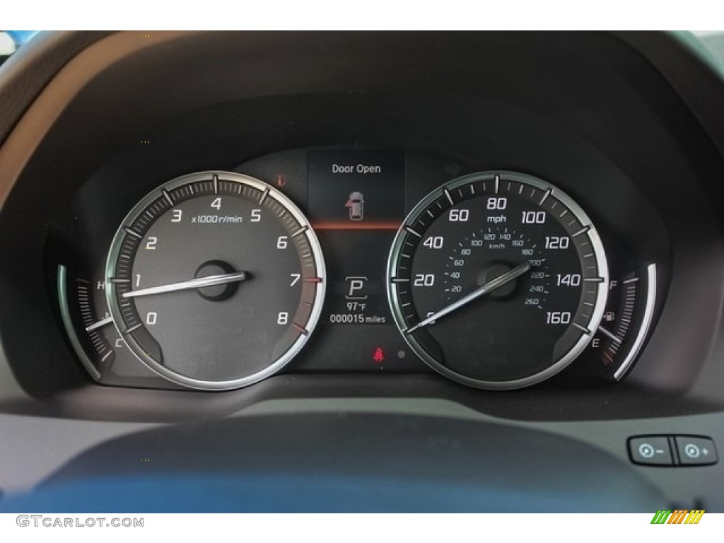 2017 MDX Technology - Crystal Black Pearl / Parchment photo #48