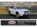 2017 Blizzard White Pearl Toyota Highlander XLE AWD  photo #1