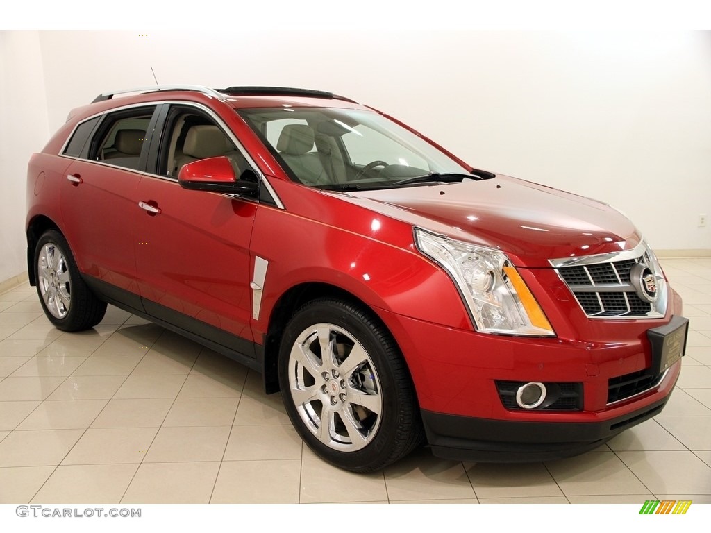 Crystal Red Tintcoat 2010 Cadillac SRX 4 V6 Turbo AWD Exterior Photo #118274835