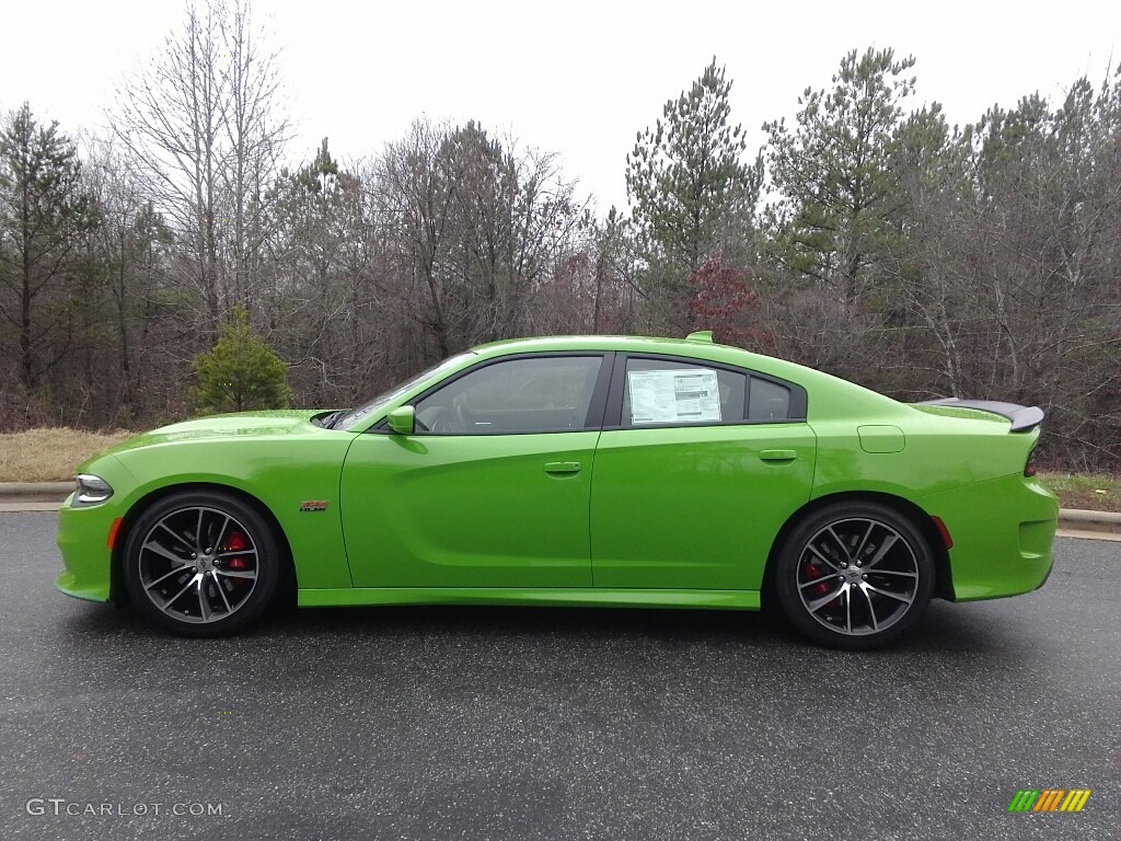 2017 Charger R/T Scat Pack - Green Go / Black photo #1
