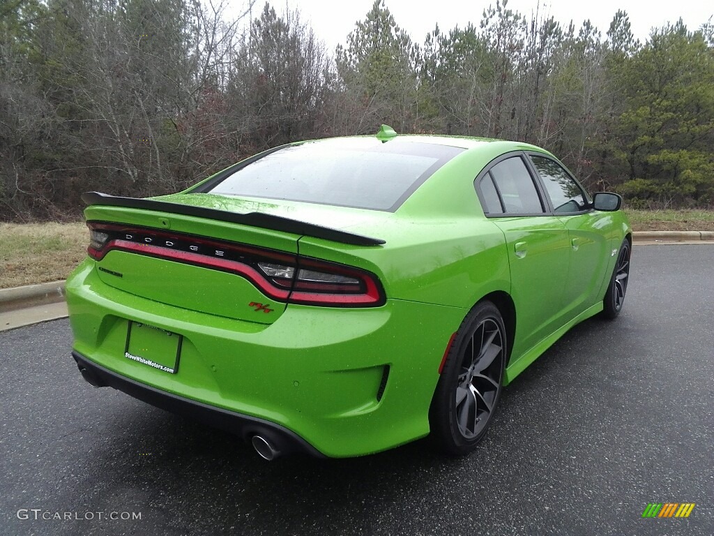 2017 Charger R/T Scat Pack - Green Go / Black photo #6