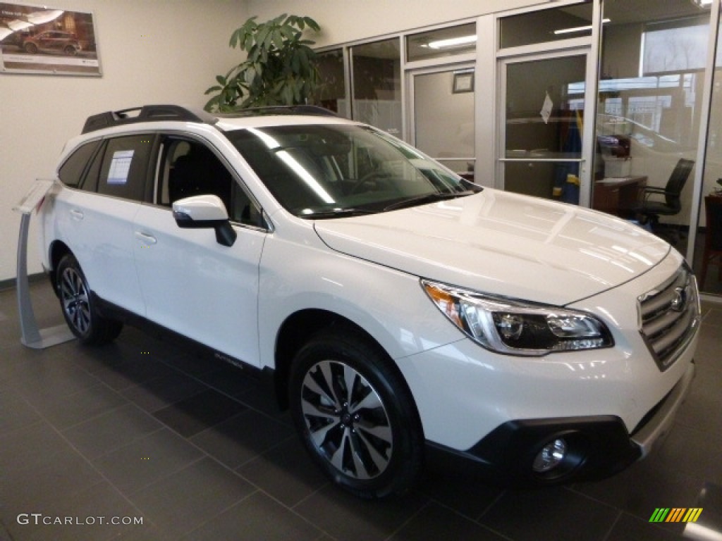 2017 Outback 3.6R Limited - Crystal White Pearl / Slate Black photo #1