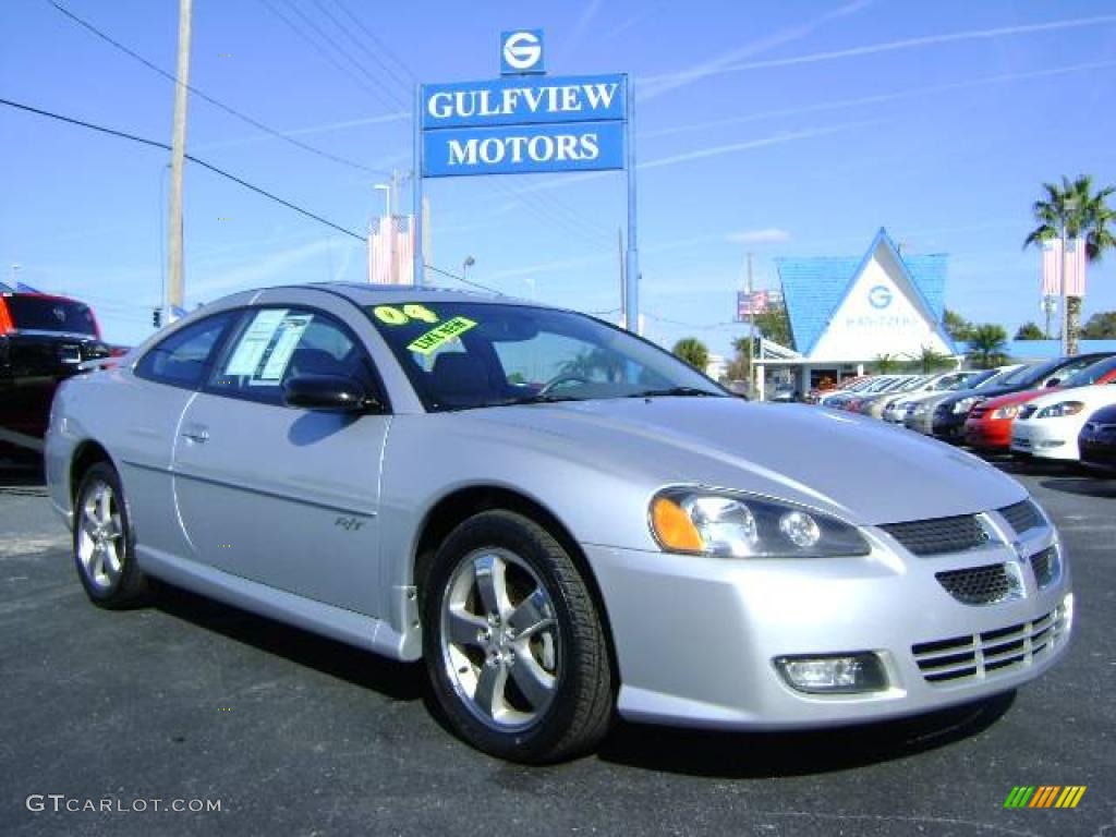 2004 Stratus R/T Coupe - Ice Silver Pearlcoat / Dark Taupe/Medium Taupe photo #1