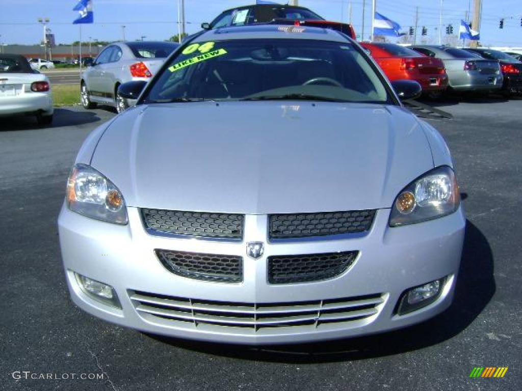 2004 Stratus R/T Coupe - Ice Silver Pearlcoat / Dark Taupe/Medium Taupe photo #2