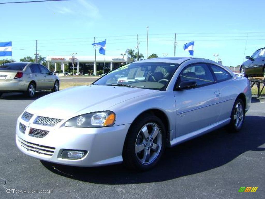 2004 Stratus R/T Coupe - Ice Silver Pearlcoat / Dark Taupe/Medium Taupe photo #3