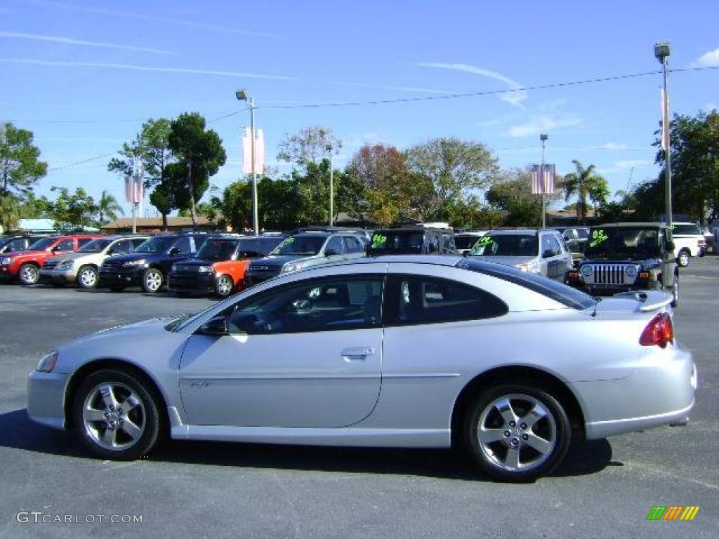 2004 Stratus R/T Coupe - Ice Silver Pearlcoat / Dark Taupe/Medium Taupe photo #4