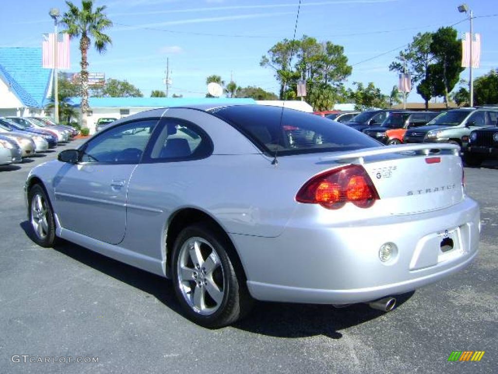 2004 Stratus R/T Coupe - Ice Silver Pearlcoat / Dark Taupe/Medium Taupe photo #5