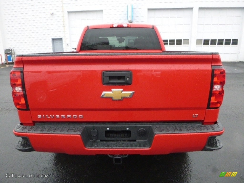 2017 Silverado 1500 LT Crew Cab 4x4 - Red Hot / Jet Black photo #7