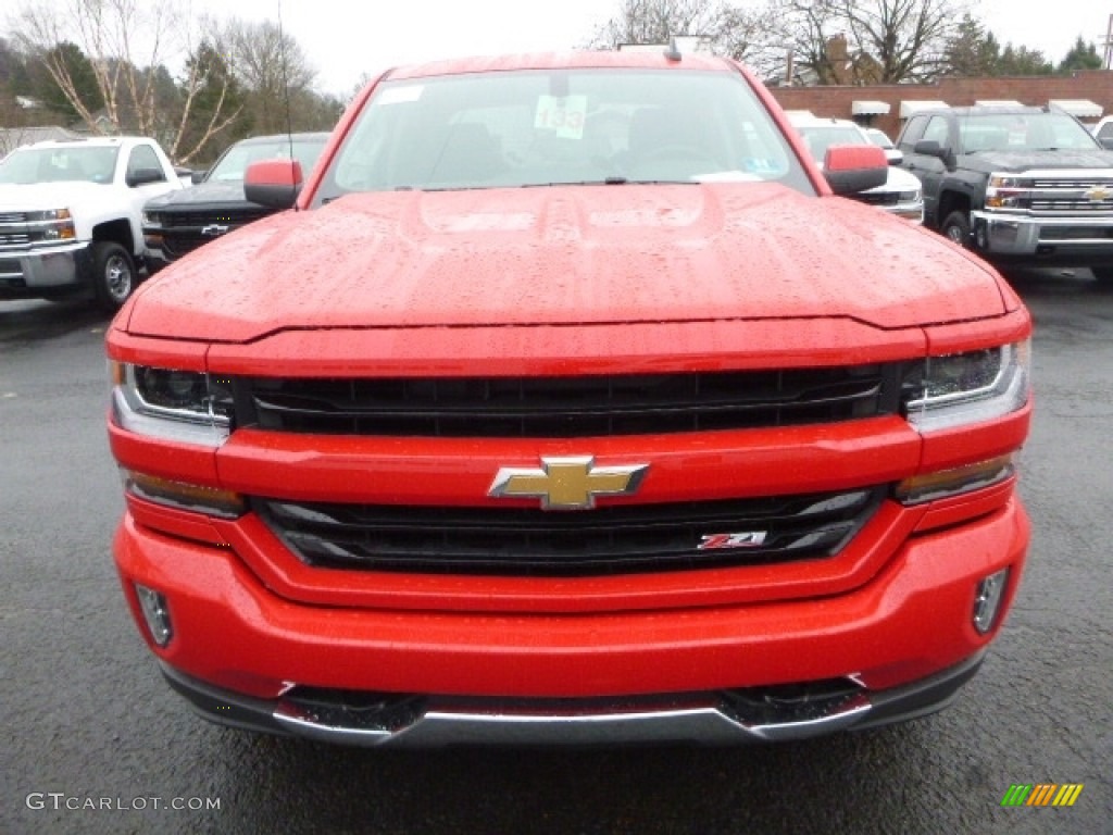 Red Hot 2017 Chevrolet Silverado 1500 LT Crew Cab 4x4 Exterior Photo #118278366