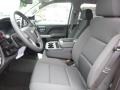 Jet Black Front Seat Photo for 2017 Chevrolet Silverado 1500 #118278384