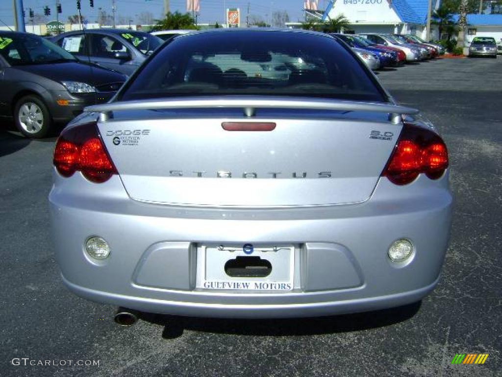 2004 Stratus R/T Coupe - Ice Silver Pearlcoat / Dark Taupe/Medium Taupe photo #6