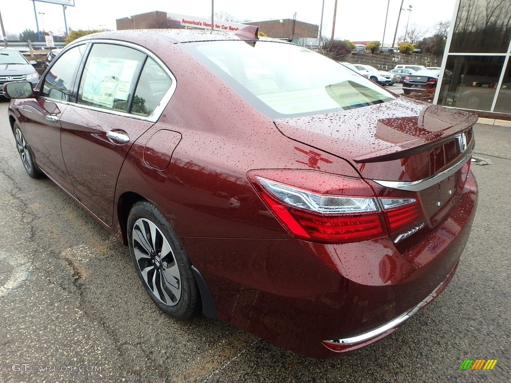 2017 Accord Hybrid EX-L Sedan - Crimson Pearl / Ivory photo #2