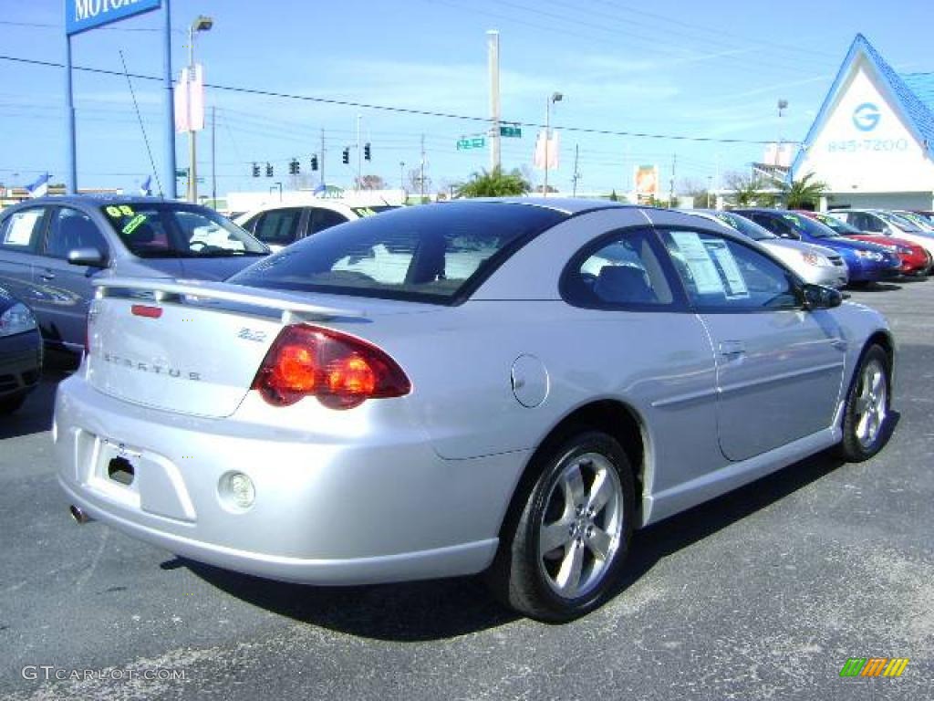 2004 Stratus R/T Coupe - Ice Silver Pearlcoat / Dark Taupe/Medium Taupe photo #7
