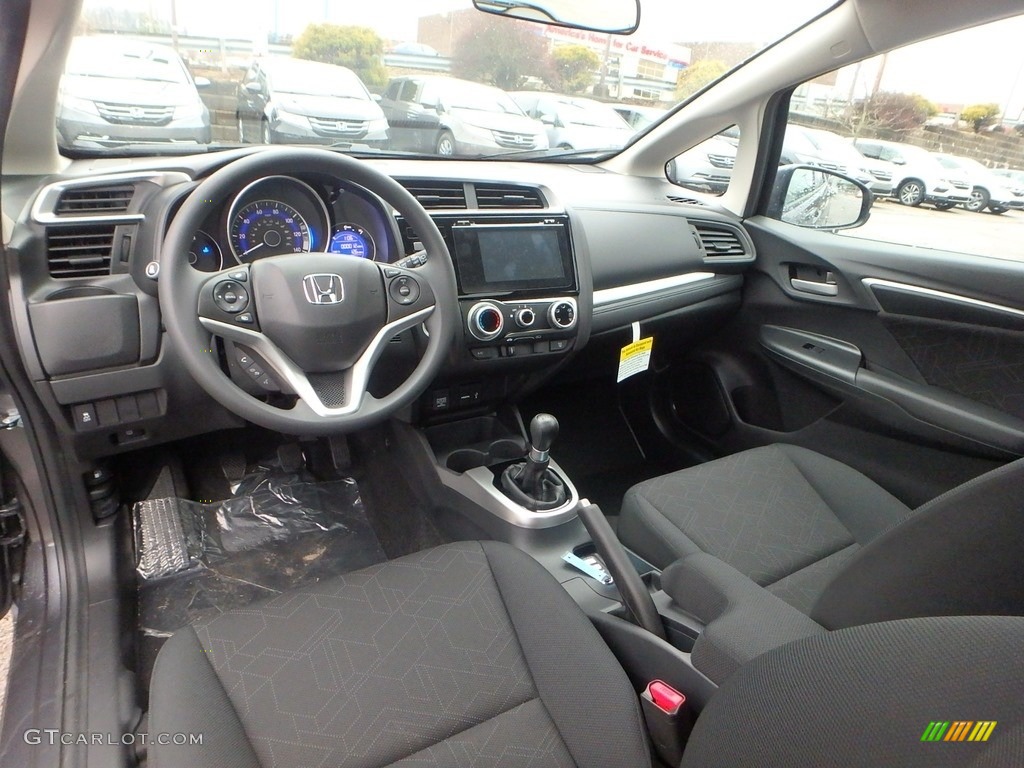 Black Interior 2017 Honda Fit EX Photo #118279077