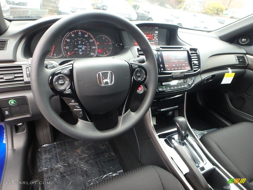 Black Interior 2017 Honda Accord EX Coupe Photo #118279350
