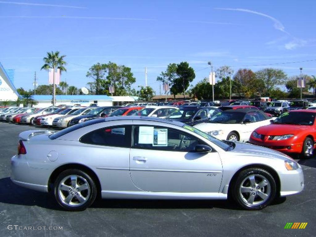 2004 Stratus R/T Coupe - Ice Silver Pearlcoat / Dark Taupe/Medium Taupe photo #8