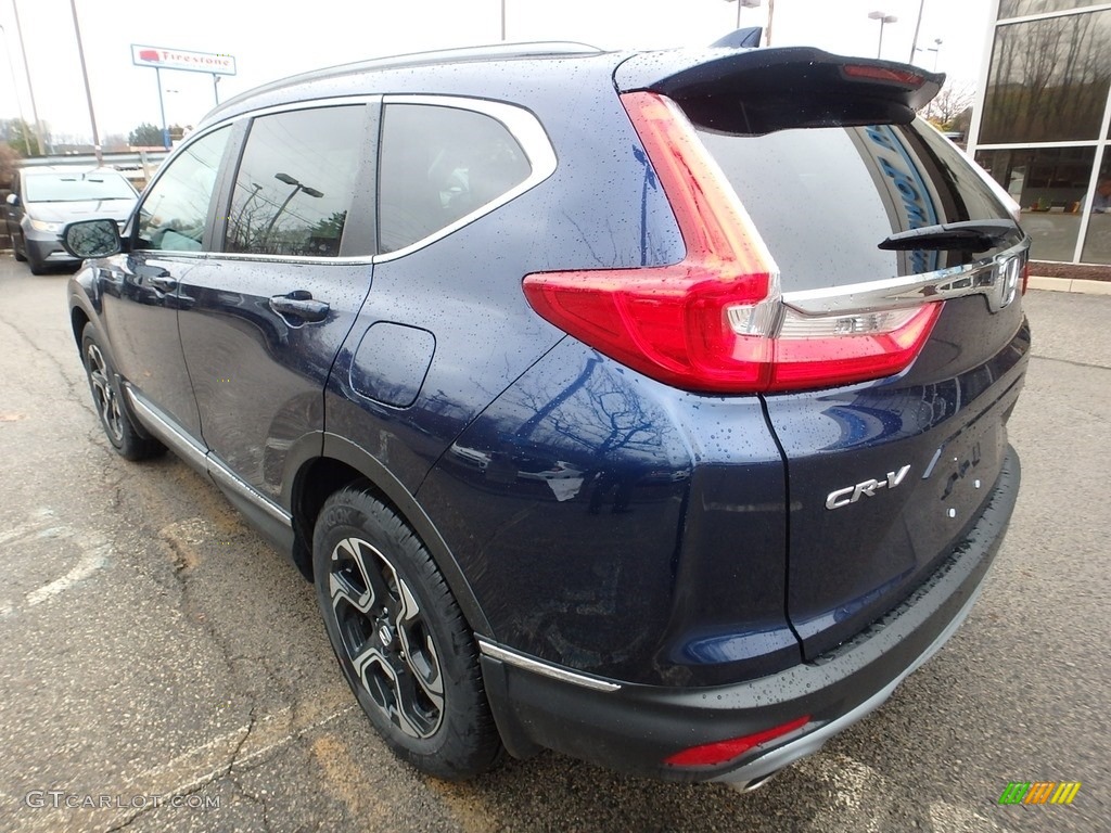 2017 CR-V Touring AWD - Obsidian Blue Pearl / Gray photo #2